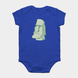 Easter Island Head Baby Bodysuit